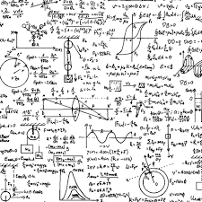 Colorful Fabrics Digitally Printed By Spoonflower Physics Equations Large Math Wallpaper Equations Physics