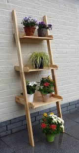 Holz Blumentreppe Promadino Kirsten Blumenleiter Dekoregal Blumenleiter Blumentreppe Und Pflanzenstander Holz