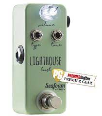 Ein booster mit 9 grundsounds · quelle: Quick Hit Seafoam Pedals Lighthouse Review Premier Guitar