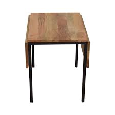 Inspired by scandinavian modernism, this modern dining table pairs a sleek body with beautifully angled legs. 58 Off West Elm West Elm Box Frame Drop Leaf Expandable Table Tables