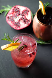 Moscow Mules With Pomegranate Pomegranate Pomegranate Cocktail Recipes Cocktails Made With Rum