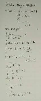 Contoh soal dan pembahasan integral bentuk pecahan kalkulus. Contoh Soal Integral Substitusi Brainly Kumpulan Soal Pelajaran 5