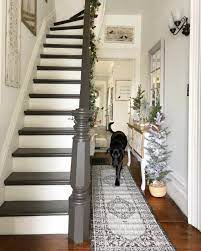 Painted Stairs The How To Designs By Karan Entryway Stairs Staircase Design Stairs Makeover Design