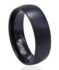 Men S Titanium Wedding Ring In Matte Finish 8mm Mens Wedding Rings Titanium Titanium Wedding Band Mens Black Titanium Wedding Bands