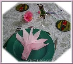 Presentation Du Pliage A Plat Pliage Serviette Pliage Serviette Verre Pliage