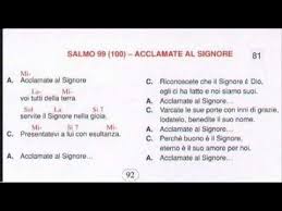Purtroppo per i canti del cammino non esistono gli spartiti, ne tanto meno delle incisioni ufficiali, eccezion fatta per alcuni canti mariani, di cui e stata incisa un audio cassetta ed un cd per le edizioni s. Canti Del Cammino Neocatecumenale Acclamate Al Signore Youtube