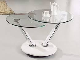 Berline Clear Rotating Glass Coffee Table With White Base Round Glass Coffee Table Contemporary Glass Coffee Tables Glass Coffee Table Decor