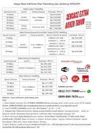 Daftar pasang baru indihome palembang. Ayo Berlangganan Internet Indihome Telkom 2018