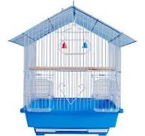 Cage à oiseaux à motif solide OEM avec plateaux en plastique ...