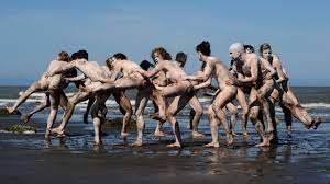 Beach nude dance