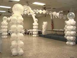 All White Balloon Decor Balloon Decorations White Party Decorations White Balloons