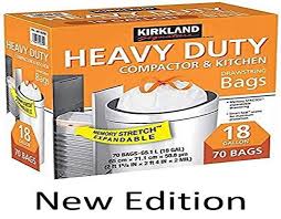Free shipping on qualified orders. Kirkland Signature 4ytwlrc Kirkland Signature Compactor Kitchen Trash Bag With Gripping Drawstring Secure Full Size New Edition