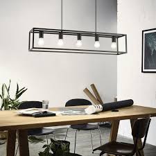 Suspension Vintage Metal Noir Eglo Eldrick 5 Lumieres En 2020 Suspension Luminaire Cuisine Suspension Suspension Leroy Merlin