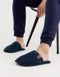 Soft cotton upper with embroidered lrl monogram. Ralph Lauren Summitt Slippers Asos