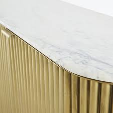 We did not find results for: Brass Coloured Corrugated Metal And White Marble 3 Door Sideboard Louxor Maisons Du Monde