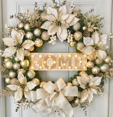 Holiday Wreaths Christmas Wreaths Christmas Decor Holiday Decoration Winter Home Lig Christmas Wreaths Christmas Wreaths Diy Silver Christmas Decorations
