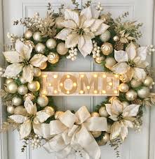 If not, the wreath will look uneven and sloppy. Holiday Wreaths Christmas Wreaths Christmas Decor Holiday Decoration Winter Home Lig Christmas Wreaths Christmas Wreaths Diy Silver Christmas Decorations