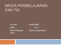 Bank soal teknik pengolahan audio dan video. Soal Soal Multimedia