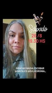 Gracias Nadia Escobar inmensa Artista Patagonica y a su banda @naita.es  @dulceironia_ 👉 Corriente video que dirigió @fran.manzano_ Lxs invita para  este Sábado 26 de agosto estrada libre y gratuita la ...