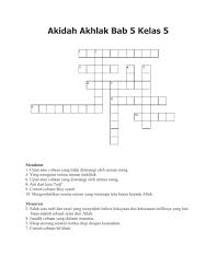 Dan allah cinta dan ridho kepadanya. Tts Akidah Bab 6 Worksheet