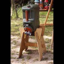 ウォータータンクとジャグ台 飲料水10リットル コーヒーと調理用です camp camping outdoor outdoorlife outingstylejp camphack取材 hinataoutdoor bepal キャンプ ファミリーキ 飲料水 ジャグ タンク