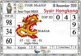 Kode Syair Togel Hongkong Senin 18 November 2019 35th November 2019 November