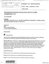 Our home insurance calculator will help you determine the best level of coverage to protect your home. 1998 Homeowners Insurance Rate Guide Territory 19n Counties Of Archer Baylor Clay Foard Hardeman Haskell Jones Knox Shackelford Wichita And Willacy The Portal To Texas History