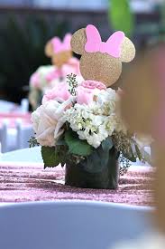 Glamorous Floral Minnie Mouse Birthday Party Kara S Party Ideas Minnie Mouse Birthday Party Decorations Minnie Mouse Birthday Party Minnie Birthday Party