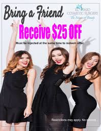 At el paso cosmetic surgery, we believe in giving people the opportunity to enhance their appearance . El Paso Cosmetic On Twitter Calling All Besties Bring A Friend Is Back Receive 25 Off Your Next Injectable When You Bring A Friend Must Be Injected At The Same