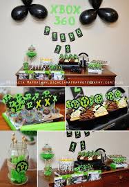 Birthday Party Ideas For 17 Year Old Boy Xbox Video Game Boy 12th Birthday Party Planning Decoration Ideas Xbox Birthday Party Xbox Party Video Games Birthday Party