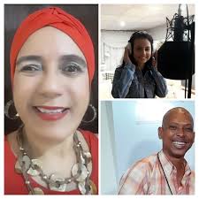 Hoy grabando el tema, YA NO ES IGUAL QUE AYER. Canta. MARIANGEL MORALES.  Compositora LETY RODRIGUEZ. Bajo la dirección y producción musical del  Maestro OMAR JIMÉNEZ.