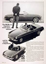 1967 Mgb Convertible Roadster Classic Vintage Print Ad Car Advertising British Motors British Sports Cars