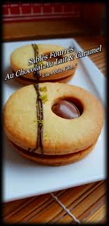 Sables Fourres Au Chocolat Au Lait Caramel Chocolat Au Lait Recette Sable Chocolat Chocolat