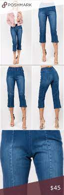 Last Pair Comfy Laced Up Crop Jeans Cropped Black Jeans Cropped Jeans Cropped White Jeans