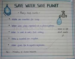 Human services that tried to compensate for related ecosystem damage by purifying the water artificially would be losing money in the process. Design A Poster On Water Conservation Brainly In