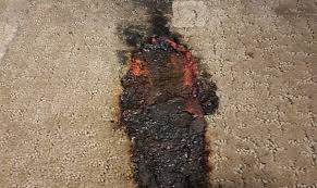 Glue the fibers onto the carpet to conceal the burn spot. How To Get Coal Burns Out Of Carpet