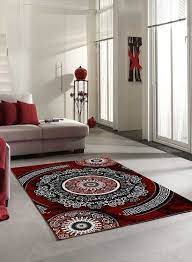 Tapis de salon uni rectangulaire dolce rouge collection grand cru. Etonnant Tapis De Salon Rouge Et Gris Deco Salon Home Decor Decor