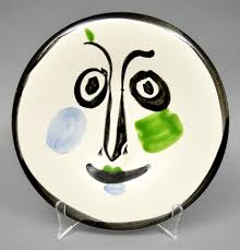 Pablo picasso (born pablo diego josé francisco de paula juan nepomuceno maría de los remedios cipriano de la santísima trinidad ruiz y … Pablo Picasso Visage No 197 Face No 197 1963 A R 494 Ceramic S