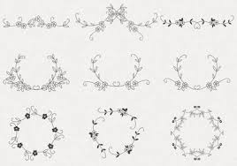 Gratis floral patterns pat pinceles licencia como creative commons, open source, e mucho más! Hand Drawn Laurels Wreaths Psd Collection Free Photoshop Brushes At Brusheezy Hand Drawn Flowers Flower Drawing Wreath Drawing