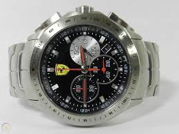 Usually, wristwatches have a power reserve of only about 40 hours. Scuderia Ferrari Watch Men S Chronograph Race Day Stainless Steel Bracelet 44mm 1787545277