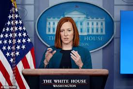 At end of his remarks, reporters started asking biden several questions. Jen Psaki Insists Biden Can Celebrate Easter With His Family Because He Is Vaccinated Daily Mail Online