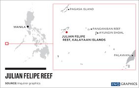 (julian felipe reef is not even included in the case before the permanent court of arbitration that we won. Inquirer On Twitter A Chinese Reef The Chinese Fleet Currently At The West Philippine Sea Demanded A Philippine Military Aircraft Conducting An Aerial Patrol To Leave Immediately As It Flew Over Julian