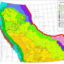 Schematic Stratigraphy Of The Western Canada Sedimentary