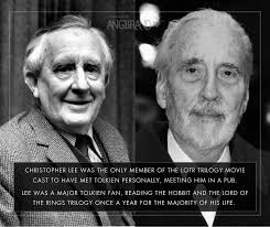 Lee was a major Tolkien fan, reading The Hobbit and the Lord of the Rings  trilogy once a year for the majority of his life. He was the only member of  the