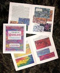 the art of marbling booklet this is a very detailed full color booklet with complete and easy to follow instructions on h marble paper art marbling fabric