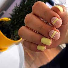 Quartz features like these in primary colors can be special ordered from caesarstone or silestone. Get In The World Of Yellow Aesthetic Naildesignsjournal Com