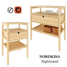 For the price of 59.99$, you will be able to charge your phone simply by placing it on the wireless charger on top of the drawer. Ikea Nordkisa Nightstand 3d Cgtrader