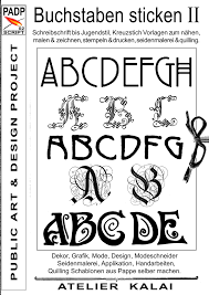 Auf crazypatterns.net findest du kreative stickmuster & stickdateien, zum beispiel für bezaubernde weihnachtsmotive! Lesen Sie Padp Script 002 Buchstaben Sticken Ii Von Books On Demand Online Bucher