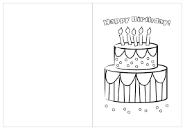 Print download save card send new. 10 Best Printable Birthday Cards To Color Printablee Com