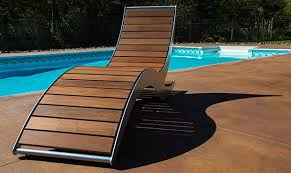 Loma Chaise Lounge With Ipe Slats From Keystone Ridge Designs Sleek Modern Design For Poolside Diy Furniture Easy Unique Chairs Design Backyard Pool Designs